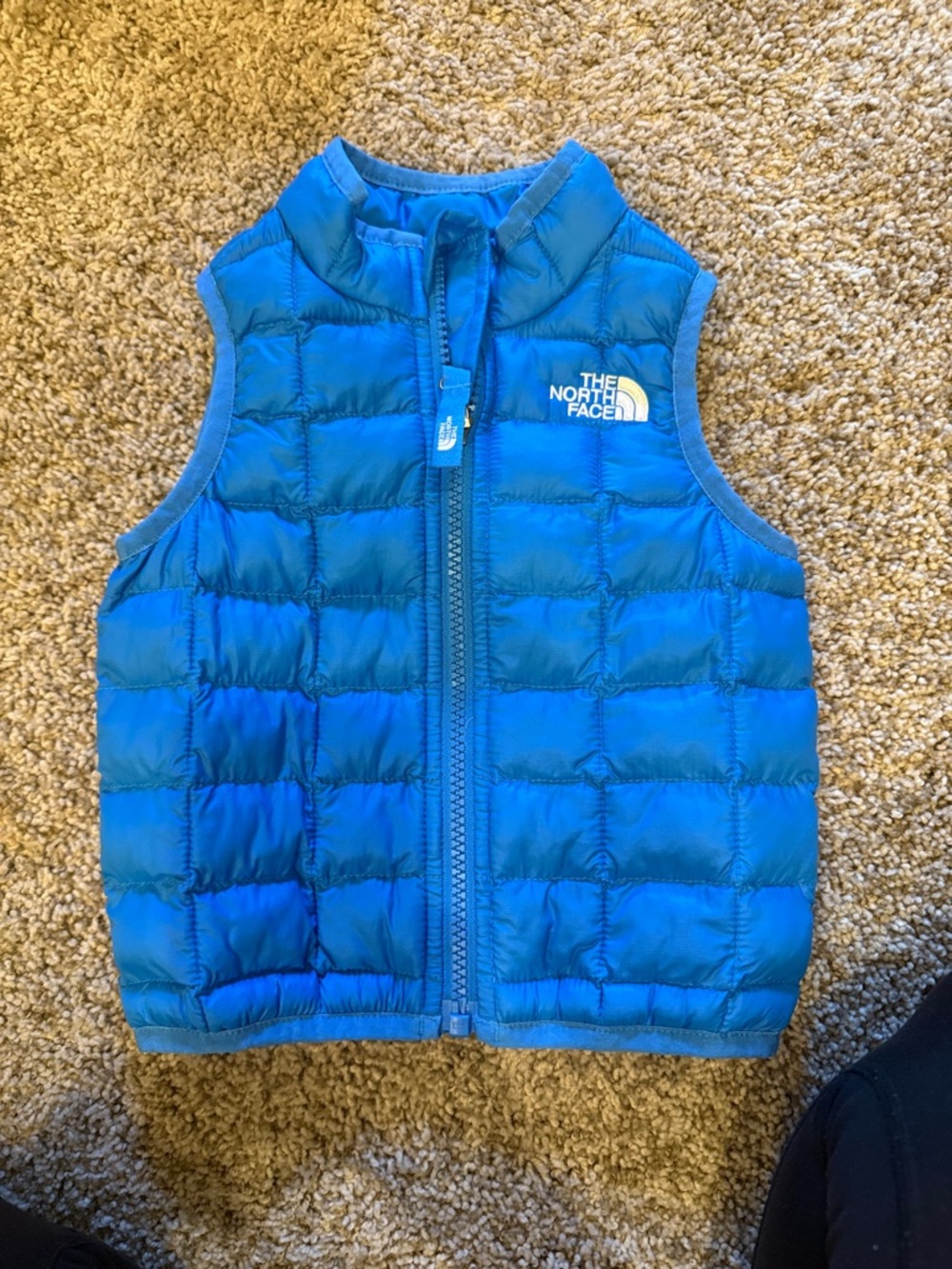 The North Face Bright Blue Quilted Kids Vest